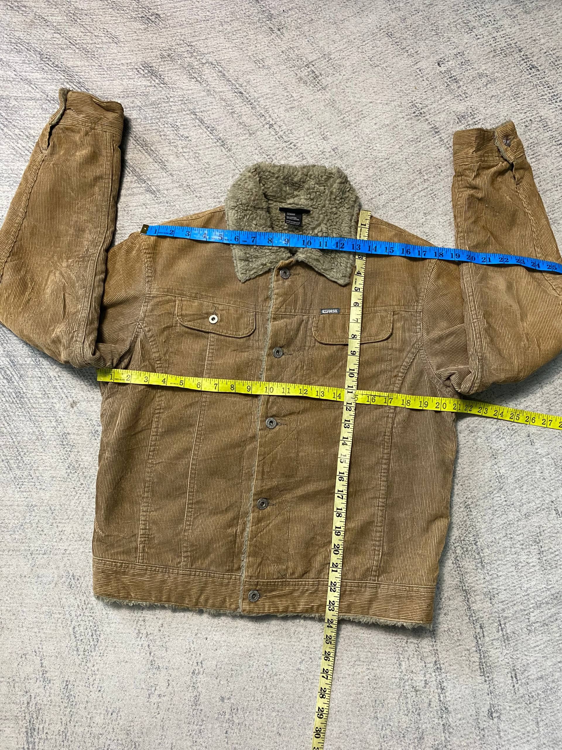 Diesel Vintage Diesel Corduroy Sherpa Lined Trucker Jacket Size US M / EU 48-50 / 2 - 13 Thumbnail