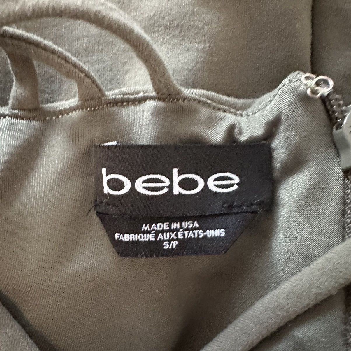 Bebe Bebe Bodycon Mock Neck Strappy Midi Dress Size Small Size S / US 4 / IT 40 - 6 Thumbnail