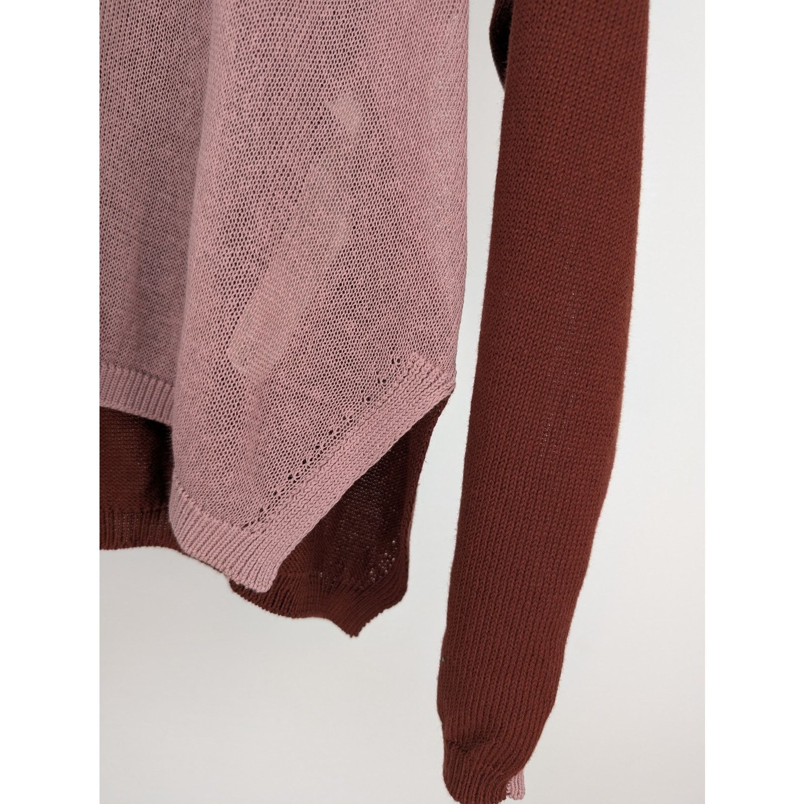 Rick Owens o1rshd1 Combo Crewneck Sweat Sweatshirt Henna / Dusty Pink Size US XL / EU 56 / 4 - 6 Thumbnail