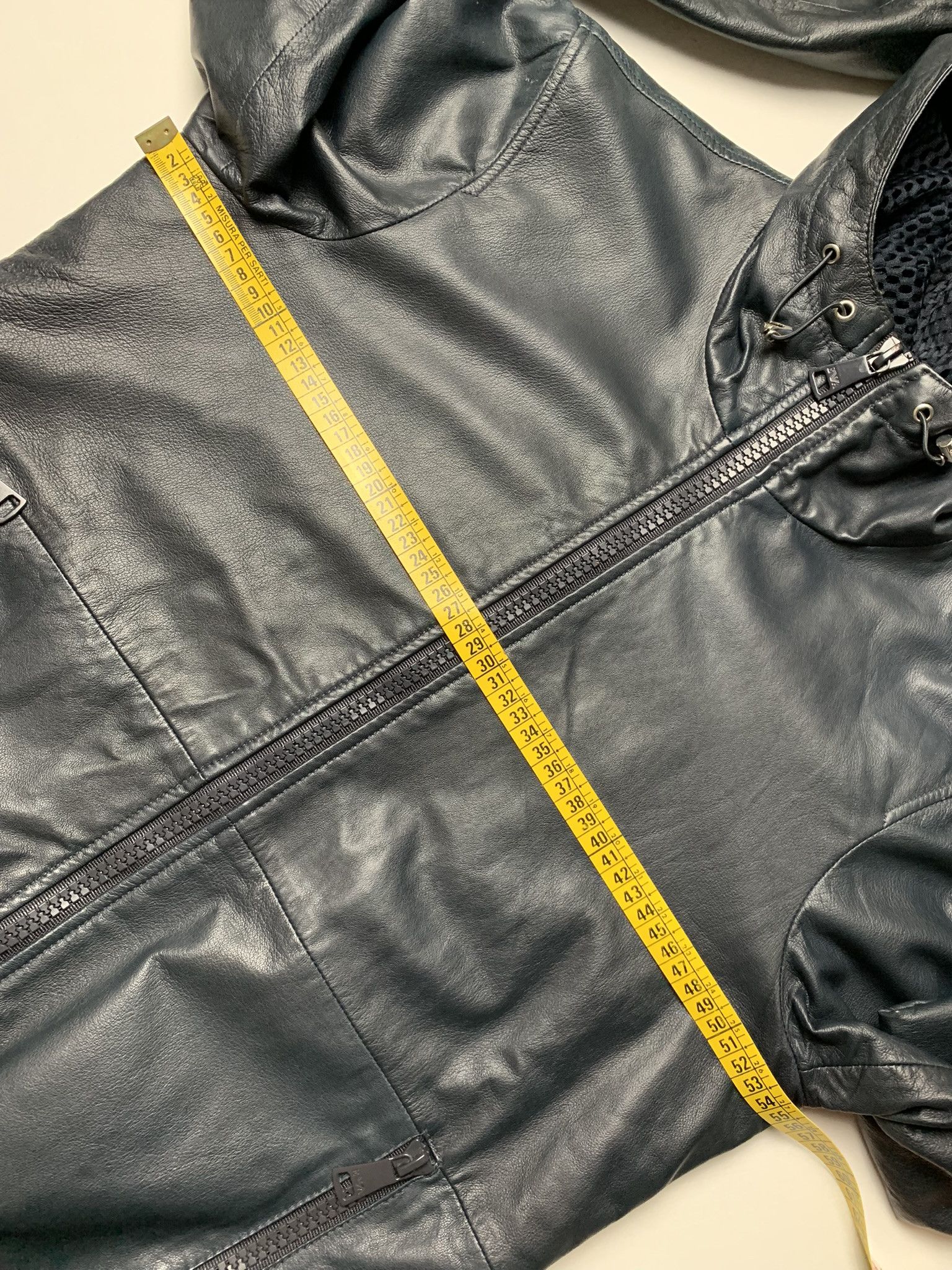 Emporio Armani Emporio Armani sheep leather hooded jacket Size US M / EU 48-50 / 2 - 14 Thumbnail