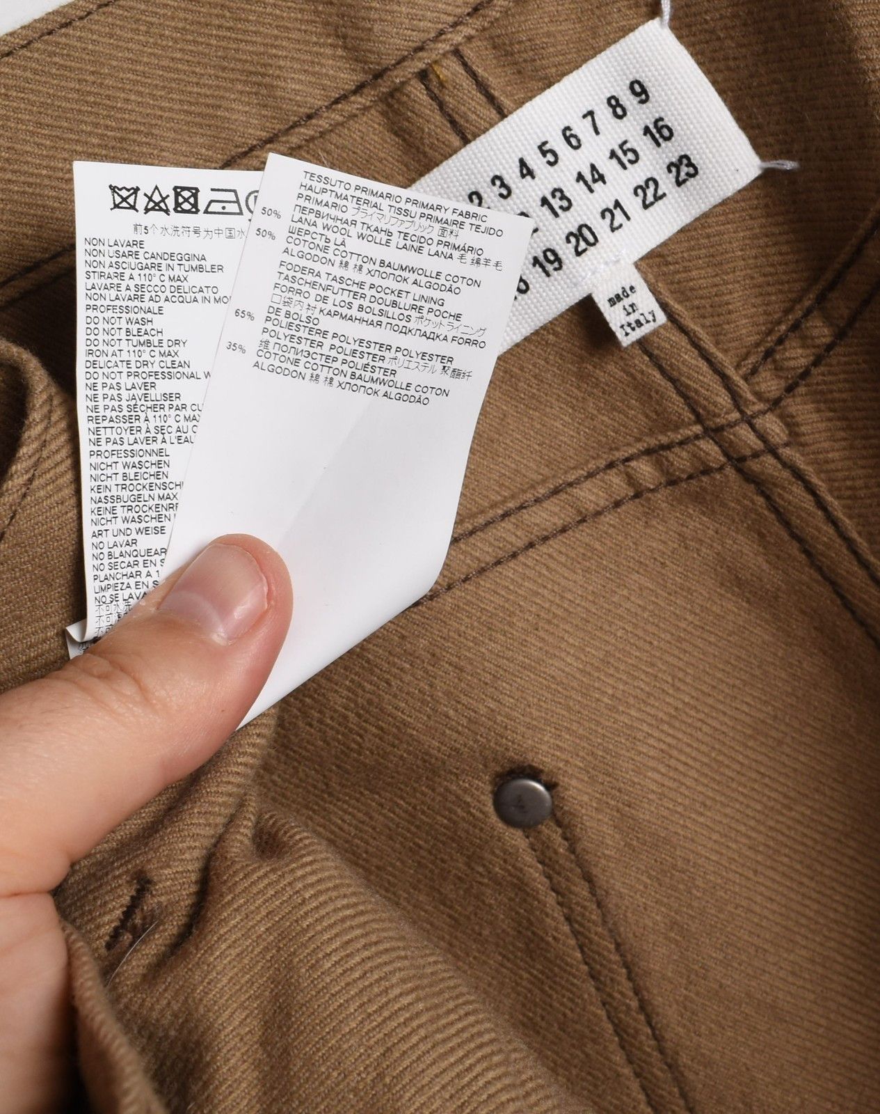 Maison Margiela Martin Margiela Winter Pants Wide Wool Blend Men W33, S1661 Size US 33 - 7 Thumbnail