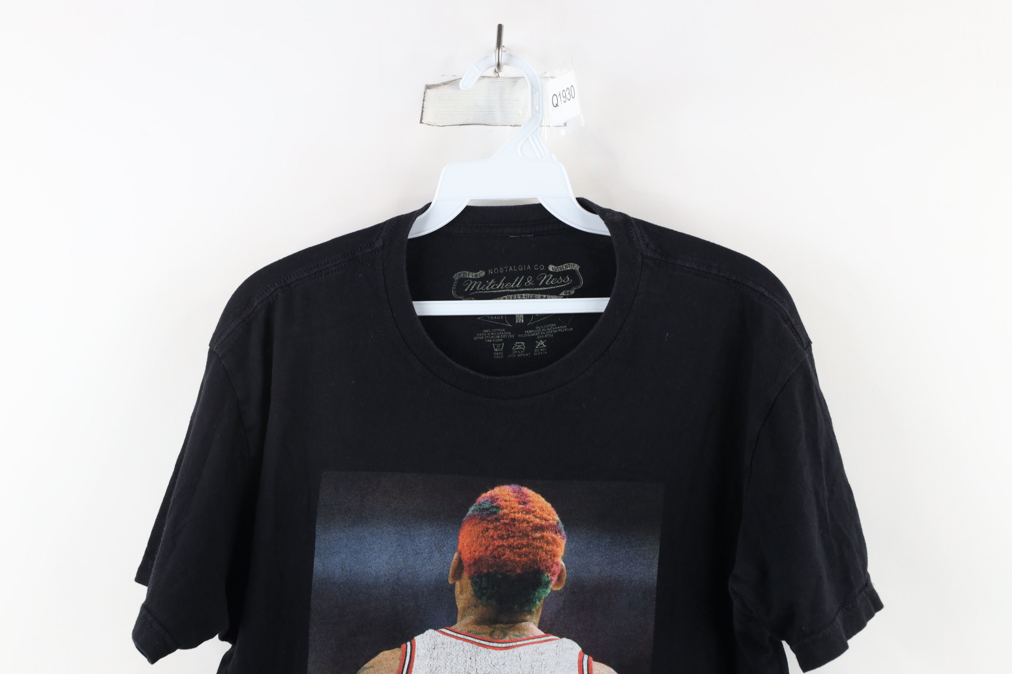 Mitchell & Ness × Vintage Mitchell & Ness Chicago Bulls Basketball T-Shirt Black Size US M / EU 48-50 / 2 - 2 Thumbnail