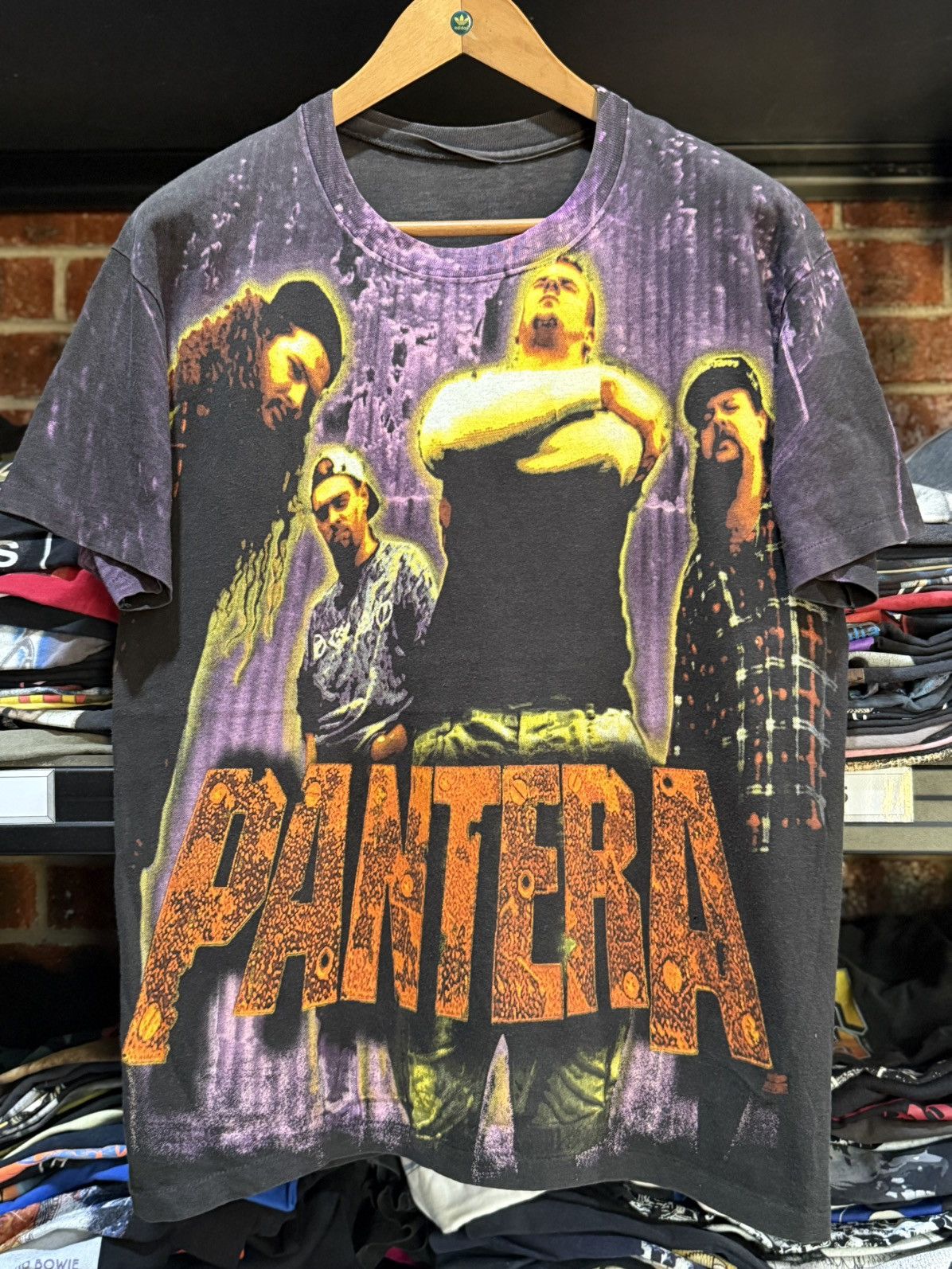 Band Tees Vintage 90s Pantera Aop American Heavy Metal Faded Tee Size US L / EU 52-54 / 3 - 1 Thumbnail