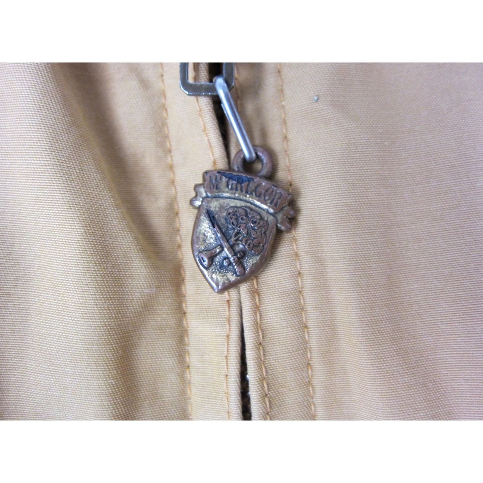 McGregor Vintage McGregor Bomber Jacket Mens 44 Yellow Drizzler Cravenette 50s 60s Size US S / EU 44-46 / 1 - 5 Thumbnail