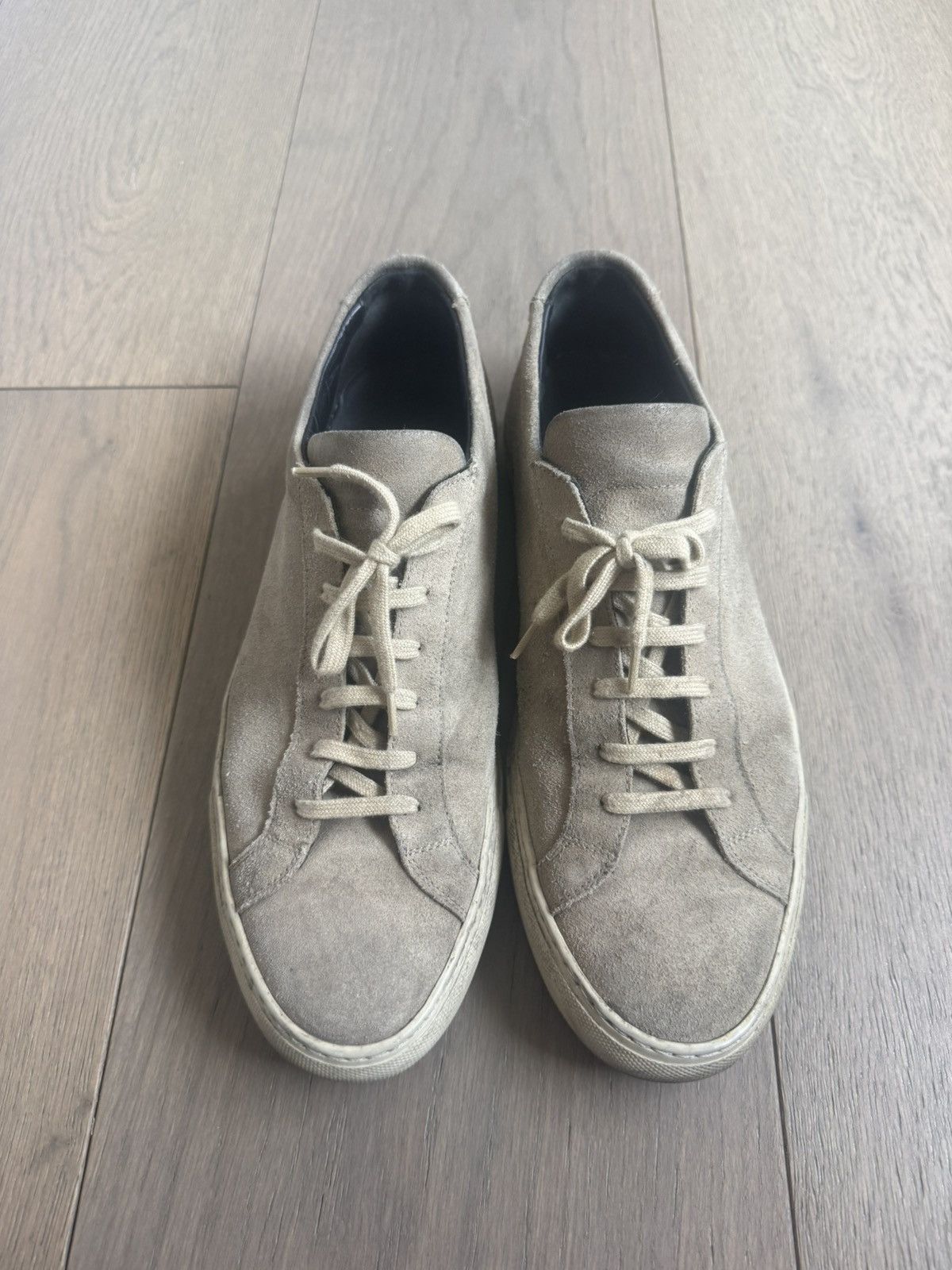 Common Projects Achilles Low Beige / Tan Suede Size 11 / 44