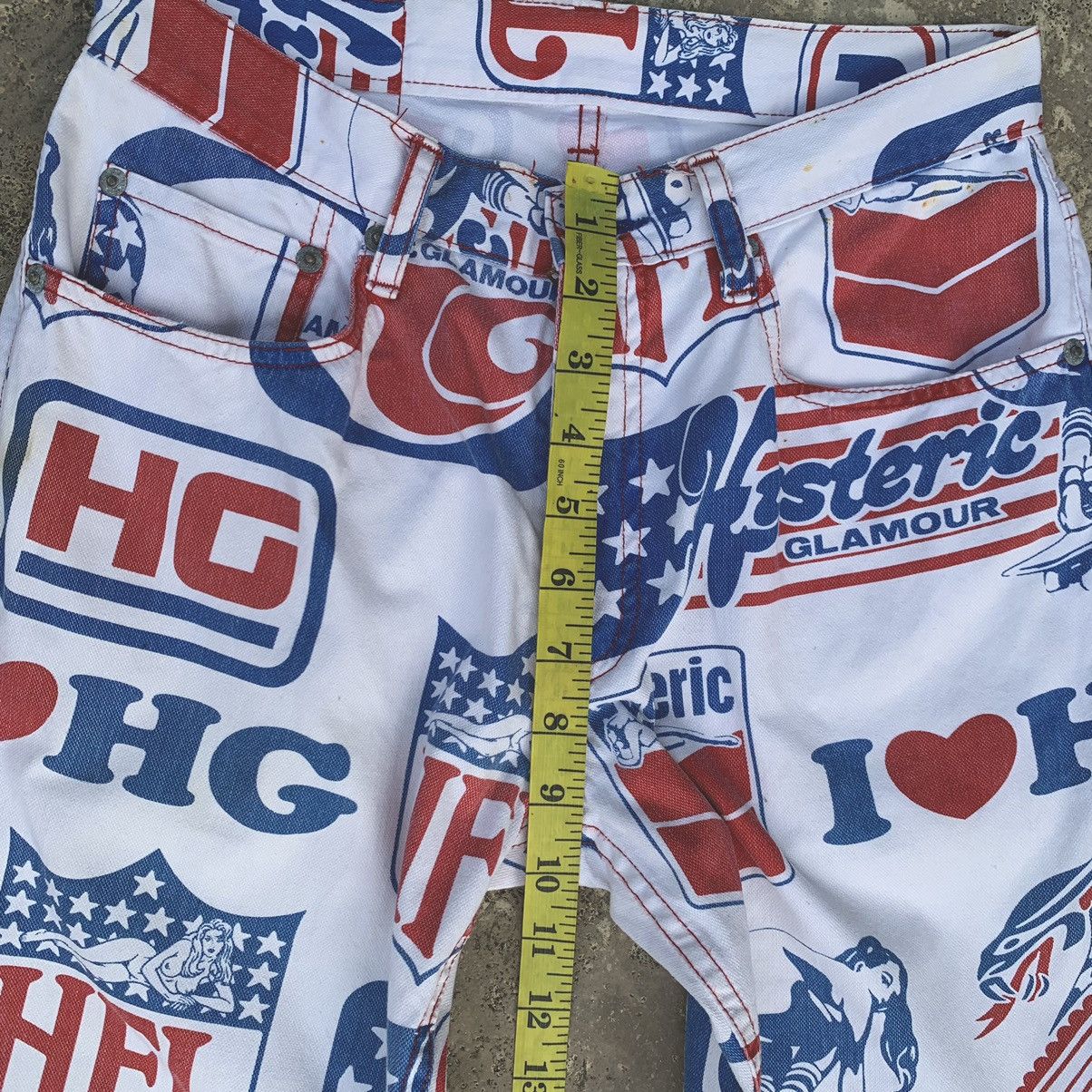 Hysteric Glamour × If Six Was Nine × Seditionaries Skateboard Hysteric glamour Denim Flared Jeans Size 27" / US 4 / IT 40 - 12 Thumbnail