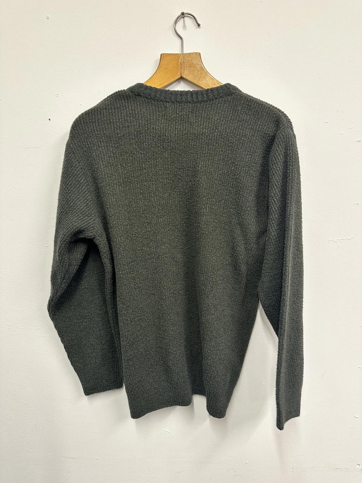 Polo Ralph Lauren Polo Ralph Lauren Dark Grey Knit Sweater Size US L / EU 52-54 / 3 - 4 Thumbnail