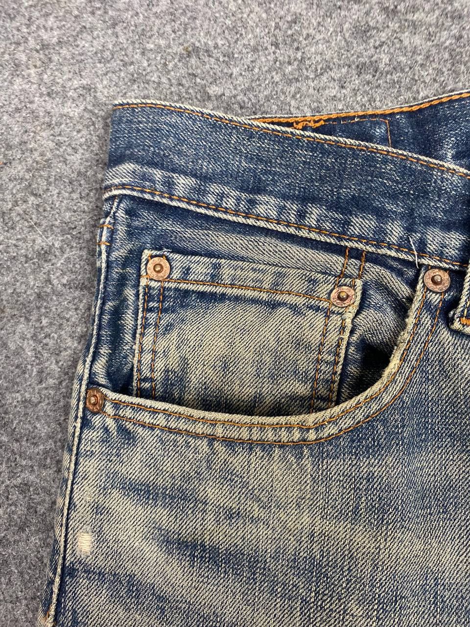 Levi's vintage levis 502 rusty distressed denim nice design Size US 36 / EU 52 - 12 Thumbnail