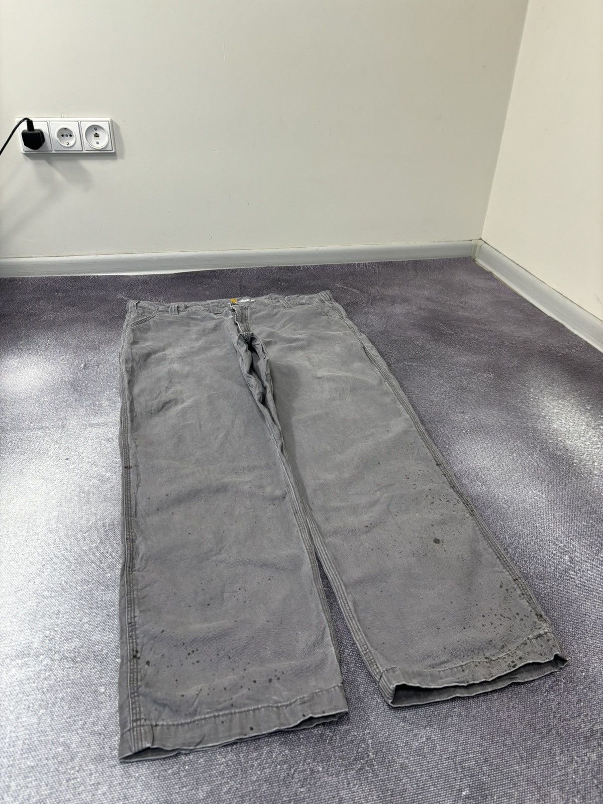 Carhartt Vintage Carhartt USA Workwear Gray Baggy Carpenter Pants Size US 42 / EU 58 - 9 Thumbnail