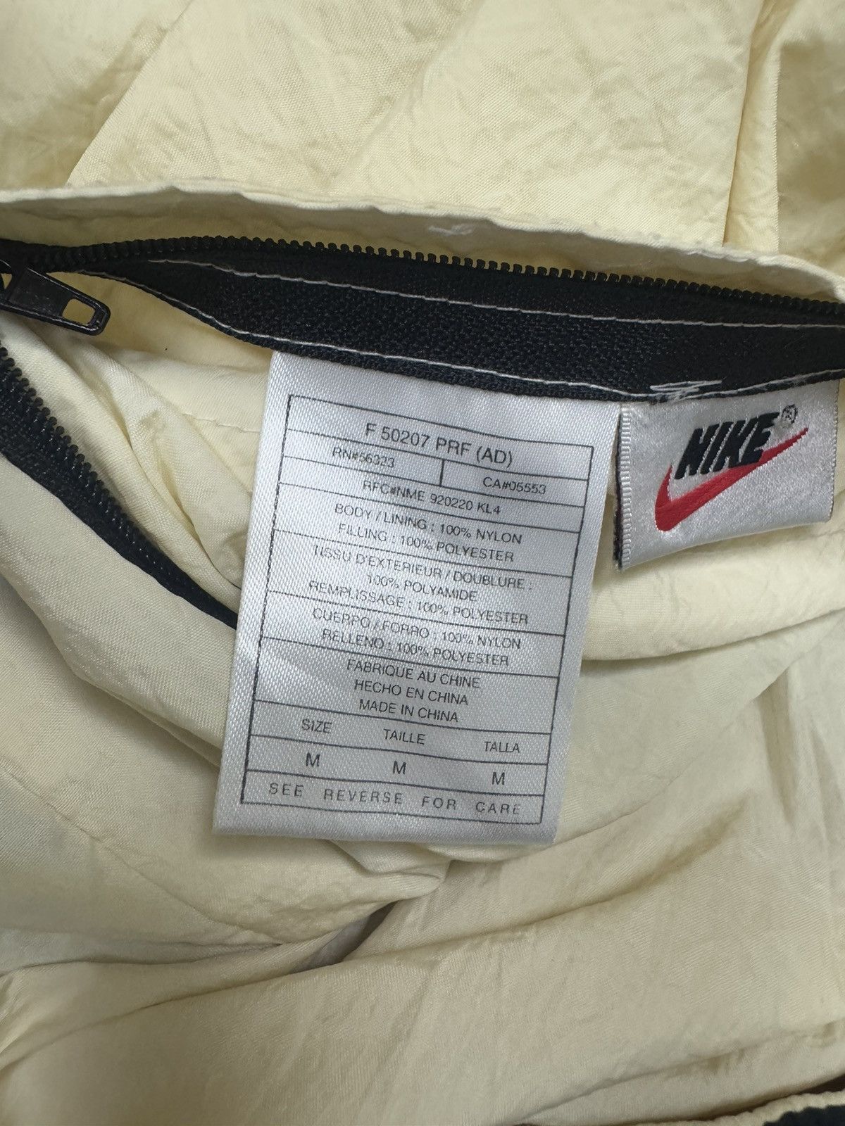 Nike Nike Reversible Black/Beige Light Jacket Size US M / EU 48-50 / 2 - 22 Thumbnail