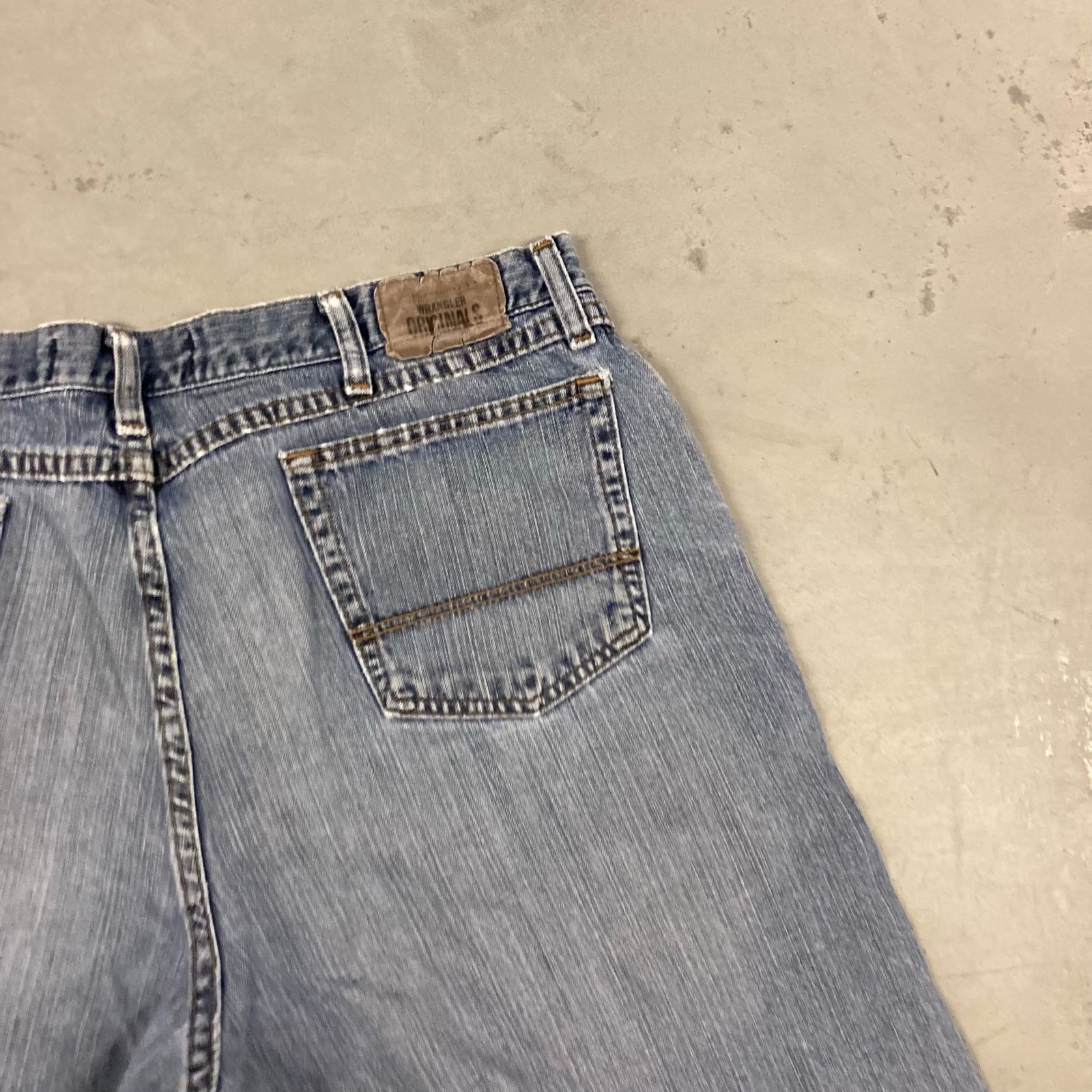 Vintage × Wrangler Y2K wrangler baggy bootcut Jeans 38x32 Size US 38 / EU 54 - 3 Thumbnail
