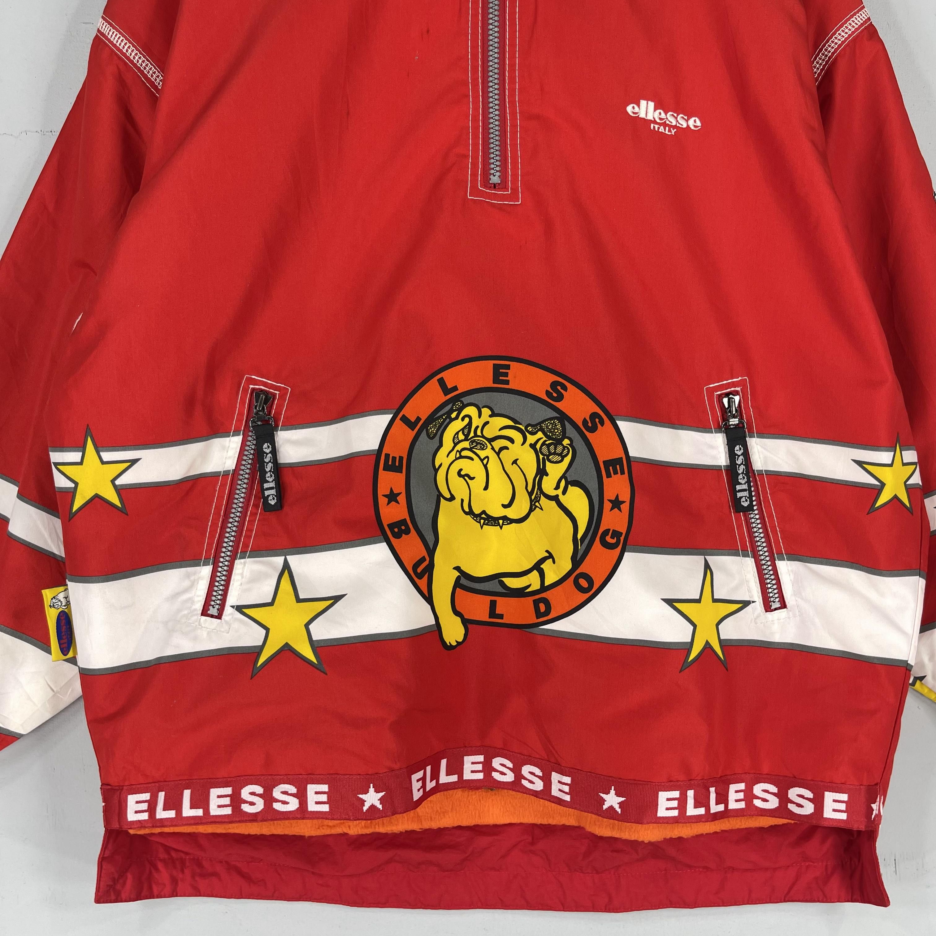 Ellesse × Vintage Vintage ELLESSE Bulldog Bomber Ski Jacket Hoodie Size US L / EU 52-54 / 3 - 2 Thumbnail