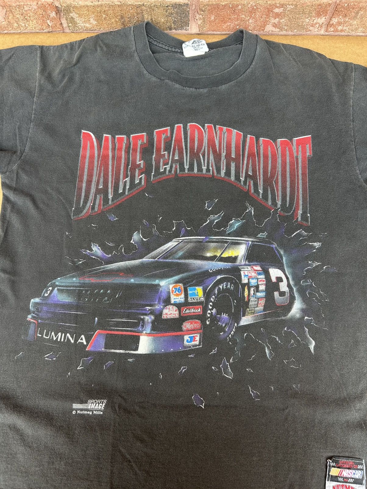 Vintage Vintage 90's Dale Earnhardt Intimidator T-Shirt Racing Rare Size US L / EU 52-54 / 3 - 3 Thumbnail