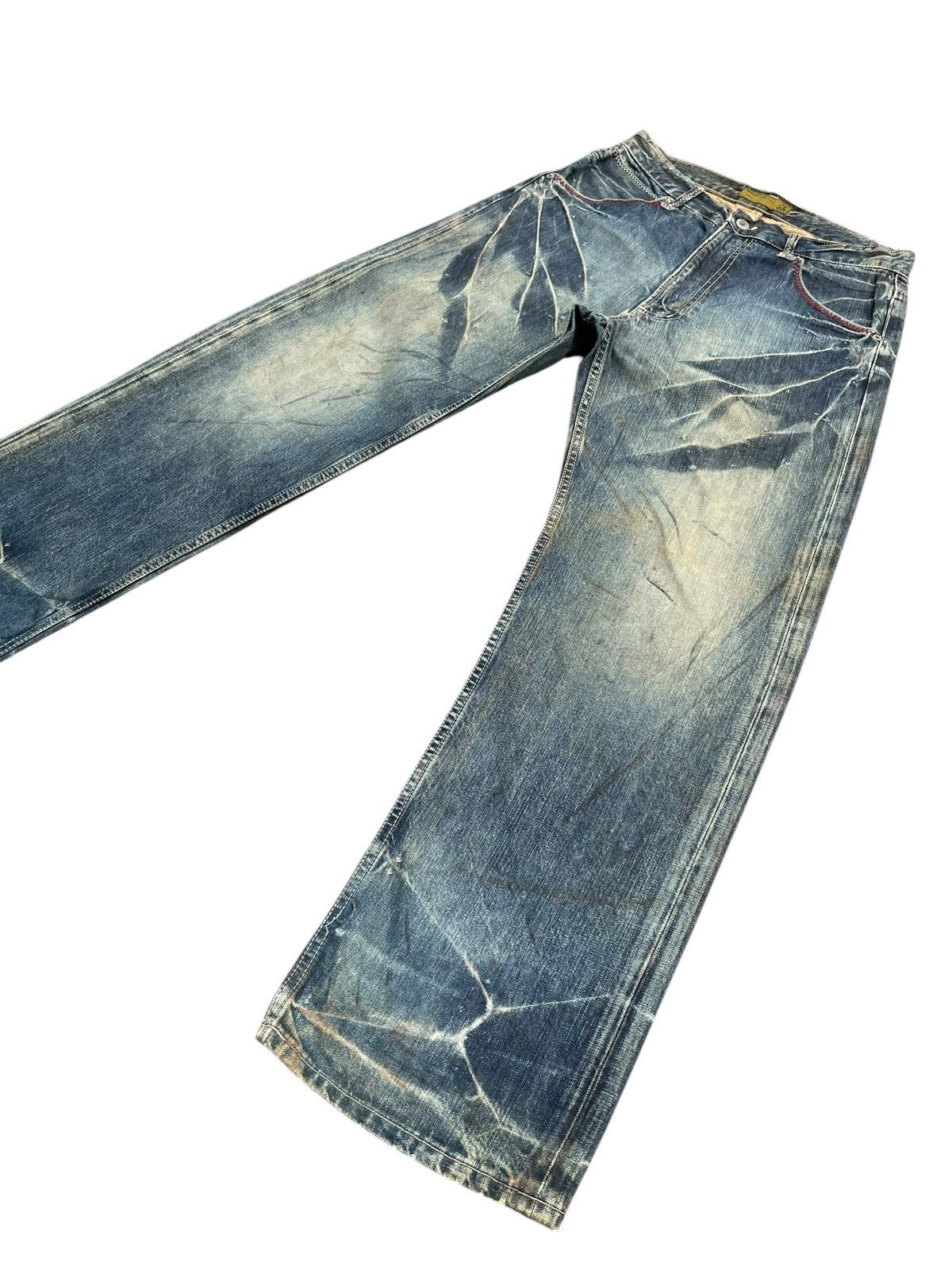 BAL × Japanese Brand Vintage Bal Denim Faded & Distresed Size US 31 - 2 Thumbnail