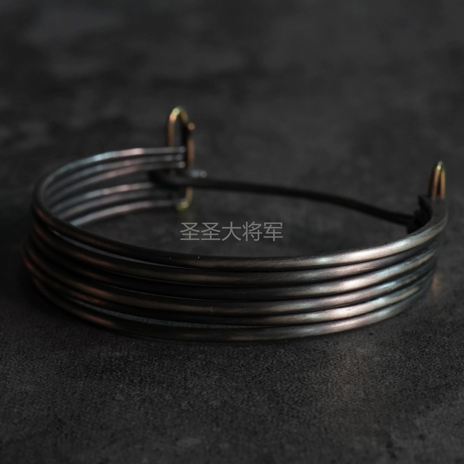 DETAJ Detaj x Uma Wang Africa Stack Silver Hoop Brac Wrist15cm Size ONE SIZE - 1 Thumbnail