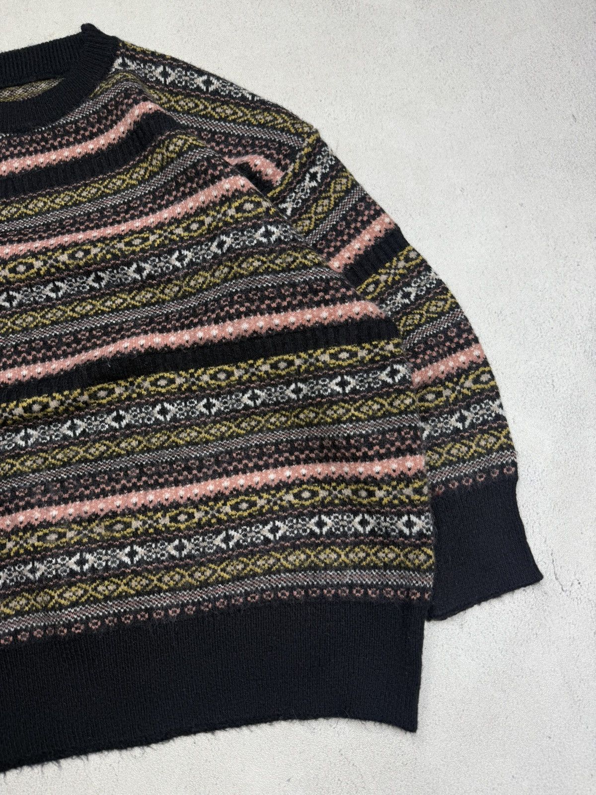 Vintage Vintage Classic Nordic Oversized Knit Sweater Stripe Size US M / EU 48-50 / 2 - 3 Thumbnail