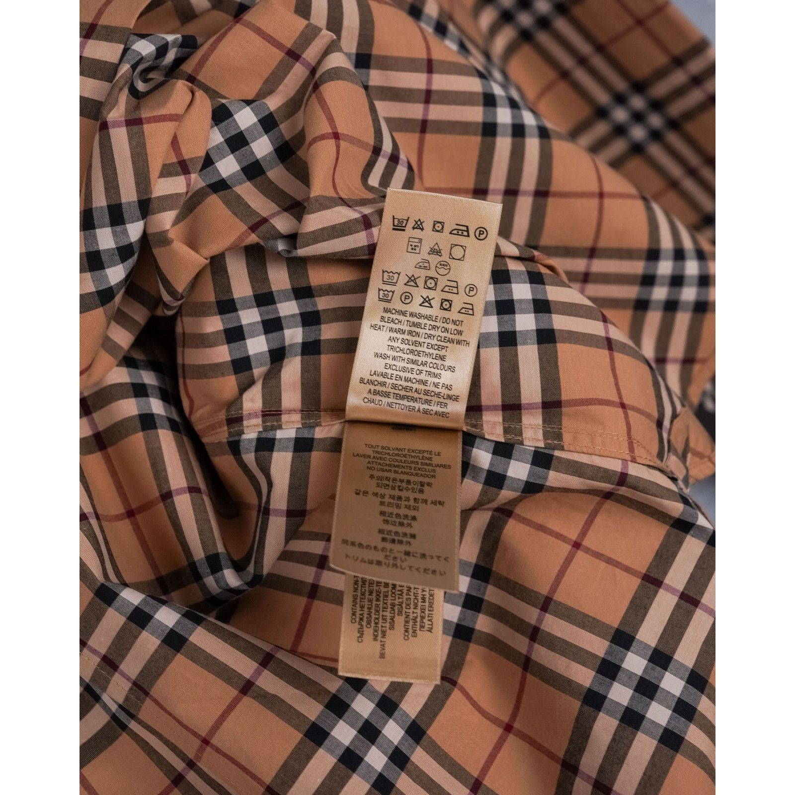 Burberry Rare burberry london brown nova check pattern cotton shirt Size XL / US 12-14 / IT 48-50 - 9 Thumbnail