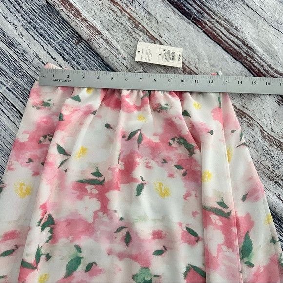 Other NWT “A New Day” Floral Pink Midi Skirt Size 27" / US 4 / IT 40 - 5 Thumbnail