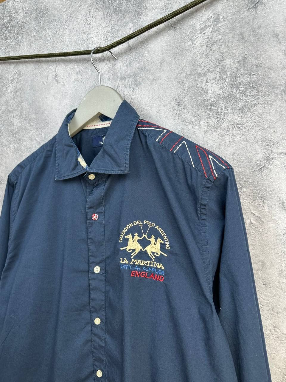 La Martina La Martina "England" Buenos Aires Button Up Shirt Slim Fit Size US XL / EU 56 / 4 - 5 Thumbnail