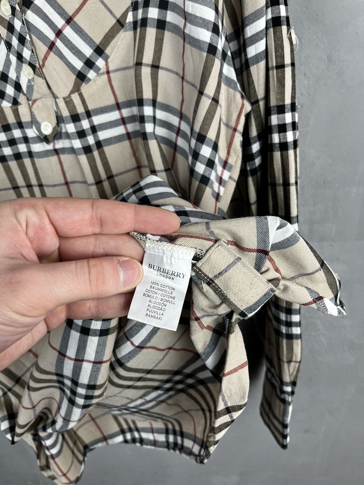 Burberry × Vintage Burberry vintage shirt Size US S / EU 44-46 / 1 - 8 Thumbnail
