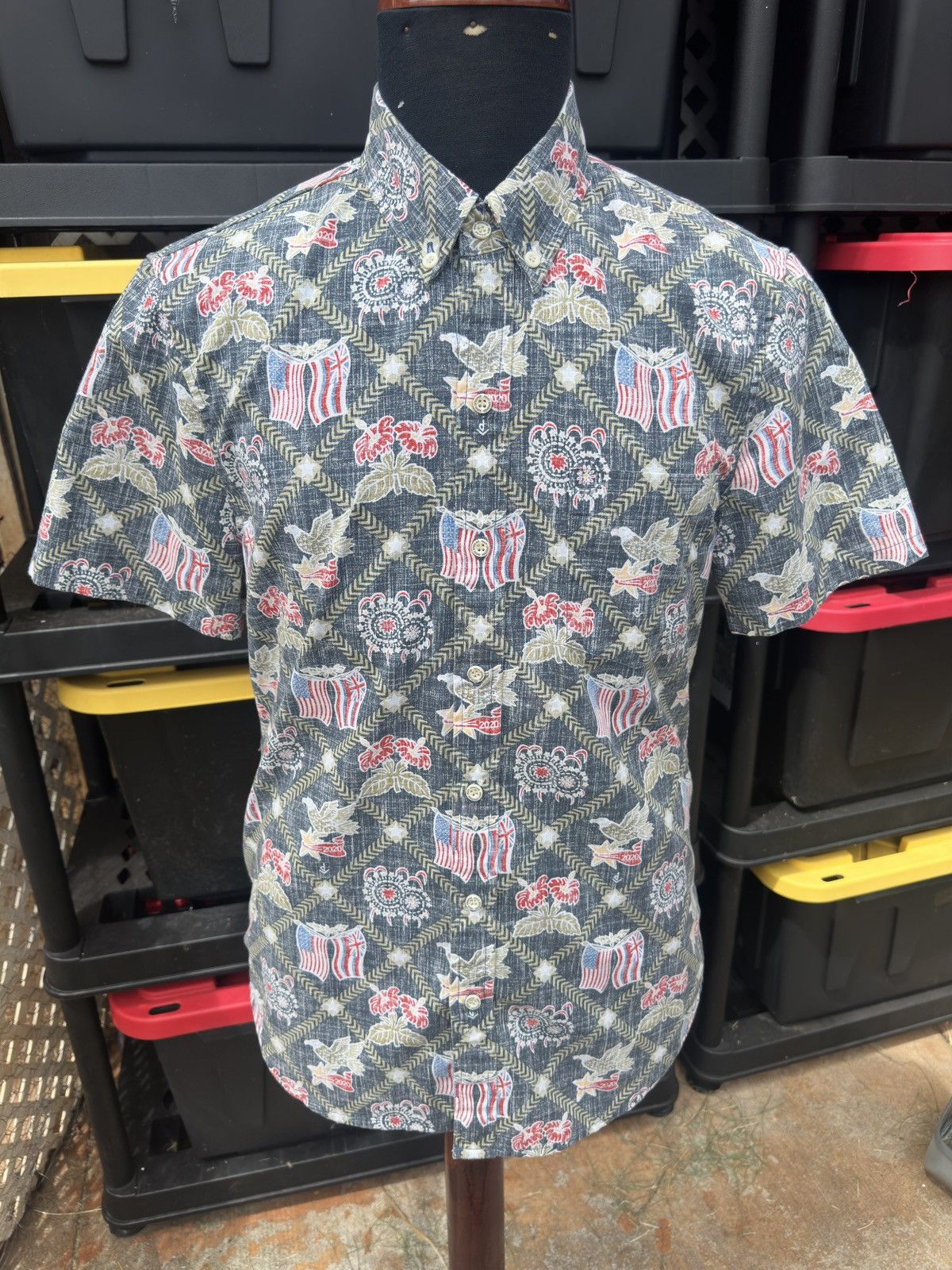 Reyn Spooner PreOwned Reyn Spooner Dietrich Varez Tailored Fit Men's S Size US S / EU 44-46 / 1 - 1 Thumbnail