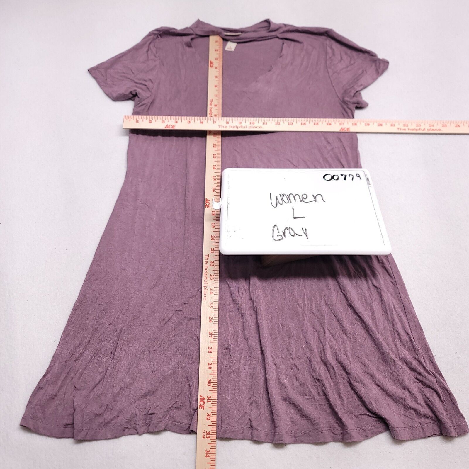 Mossimo Mossimo Supply Co Casual Shirt Dress Womens Size Large Gray Size L / US 10 / IT 46 - 6 Thumbnail
