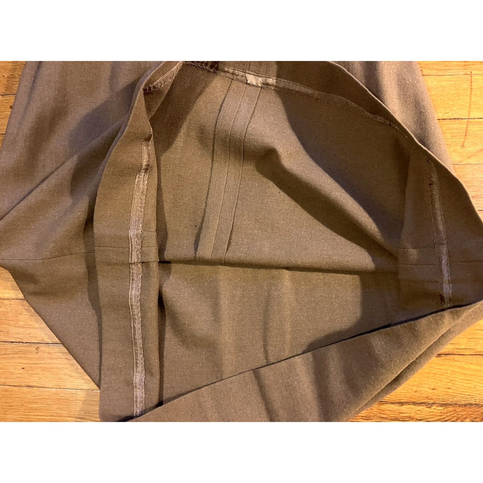 Pendleton VINTAGE Pendleton Wool Pencil Skirt Women’s 10 Brown 60s 1960s Secretary/Geek Mens Girls Womens Hors Size 32" / US 10 / IT 46 - 7 Thumbnail
