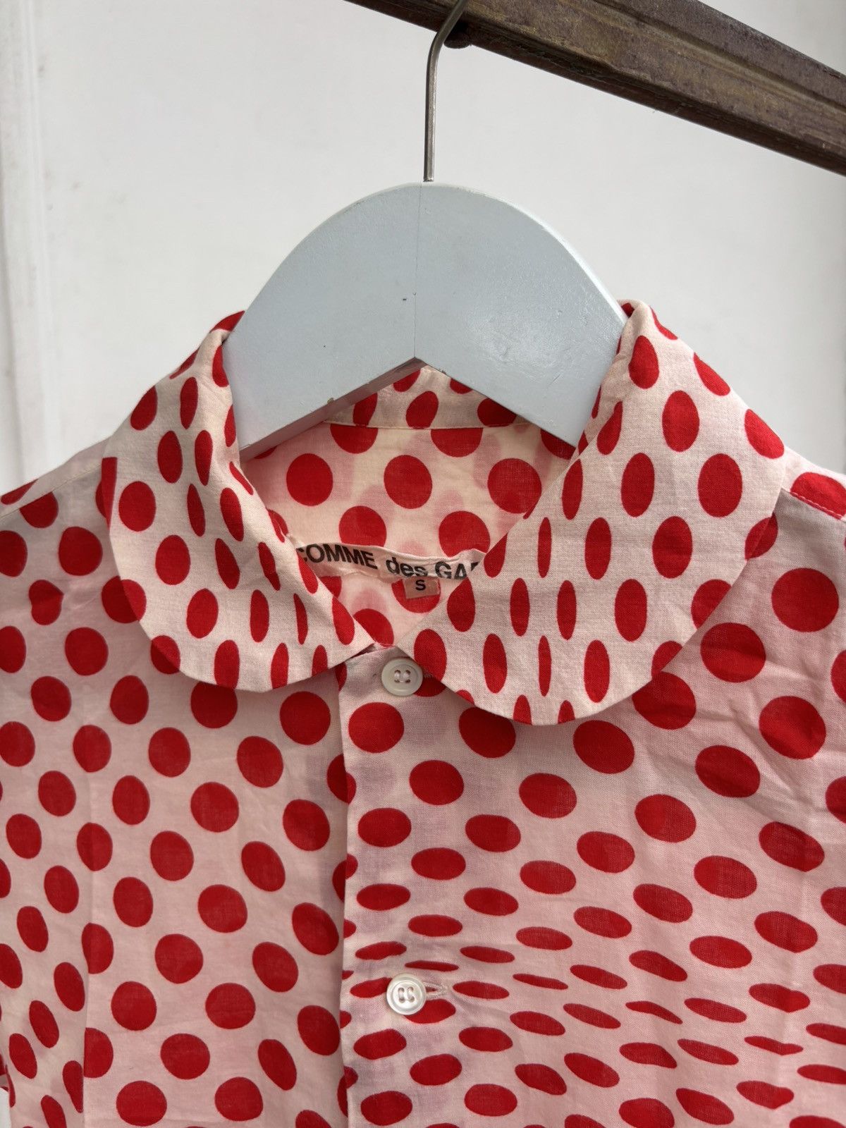 Comme des Garcons SS01 RUNWAY Optical Illusion Shirt Size S / US 4 / IT 40 - 5 Thumbnail