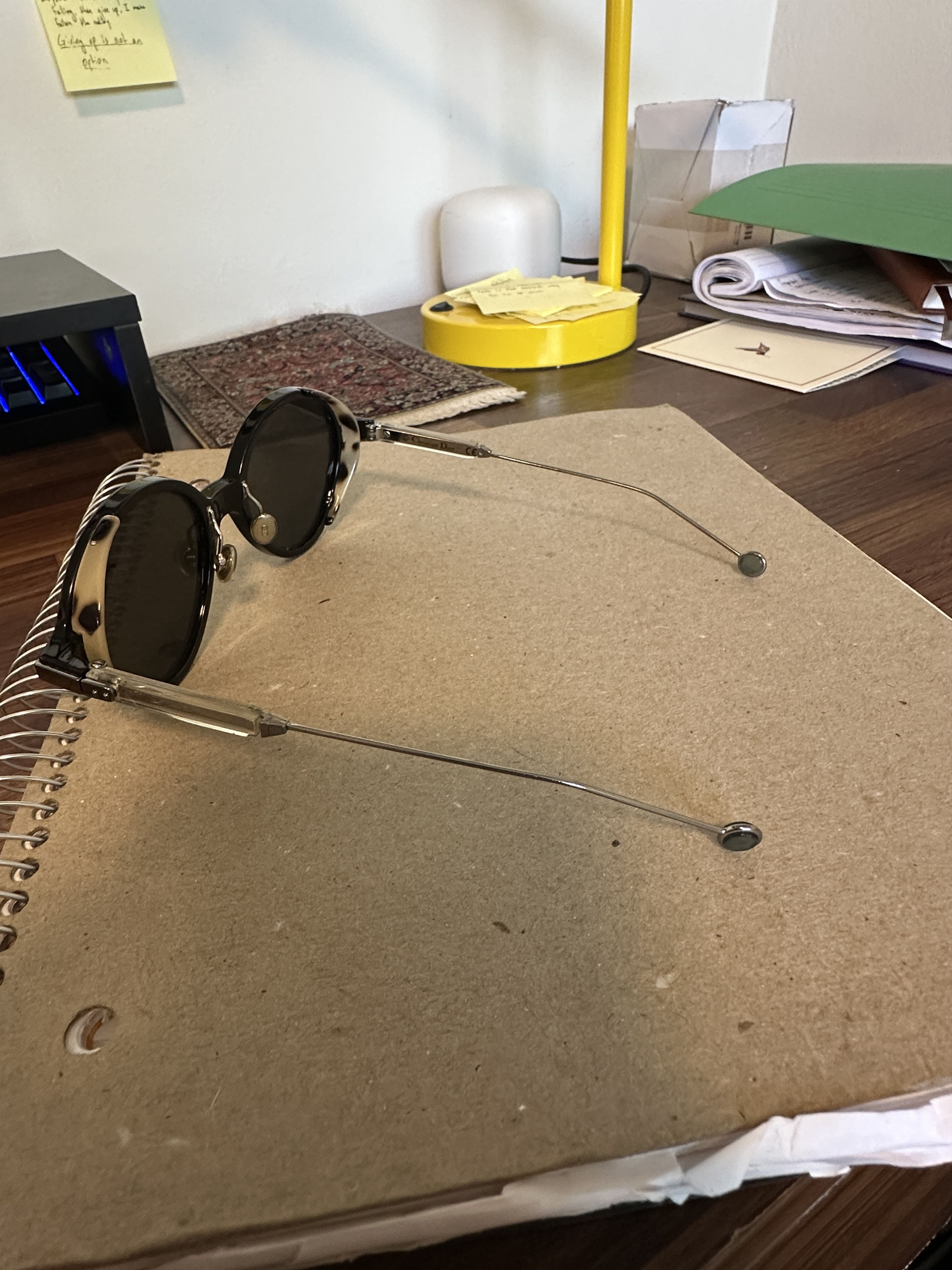 Christian Dior Monsieur Christian Dior Round Sunglasses Size ONE SIZE - 6 Thumbnail