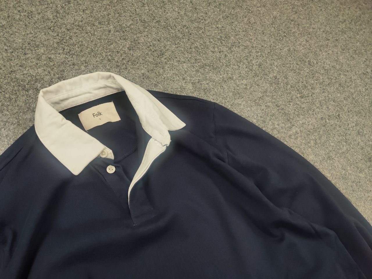 Folk Folk Minimalist Logo Long sleeve Cotton rugby Polo shirt Size US L / EU 52-54 / 3 - 4 Thumbnail