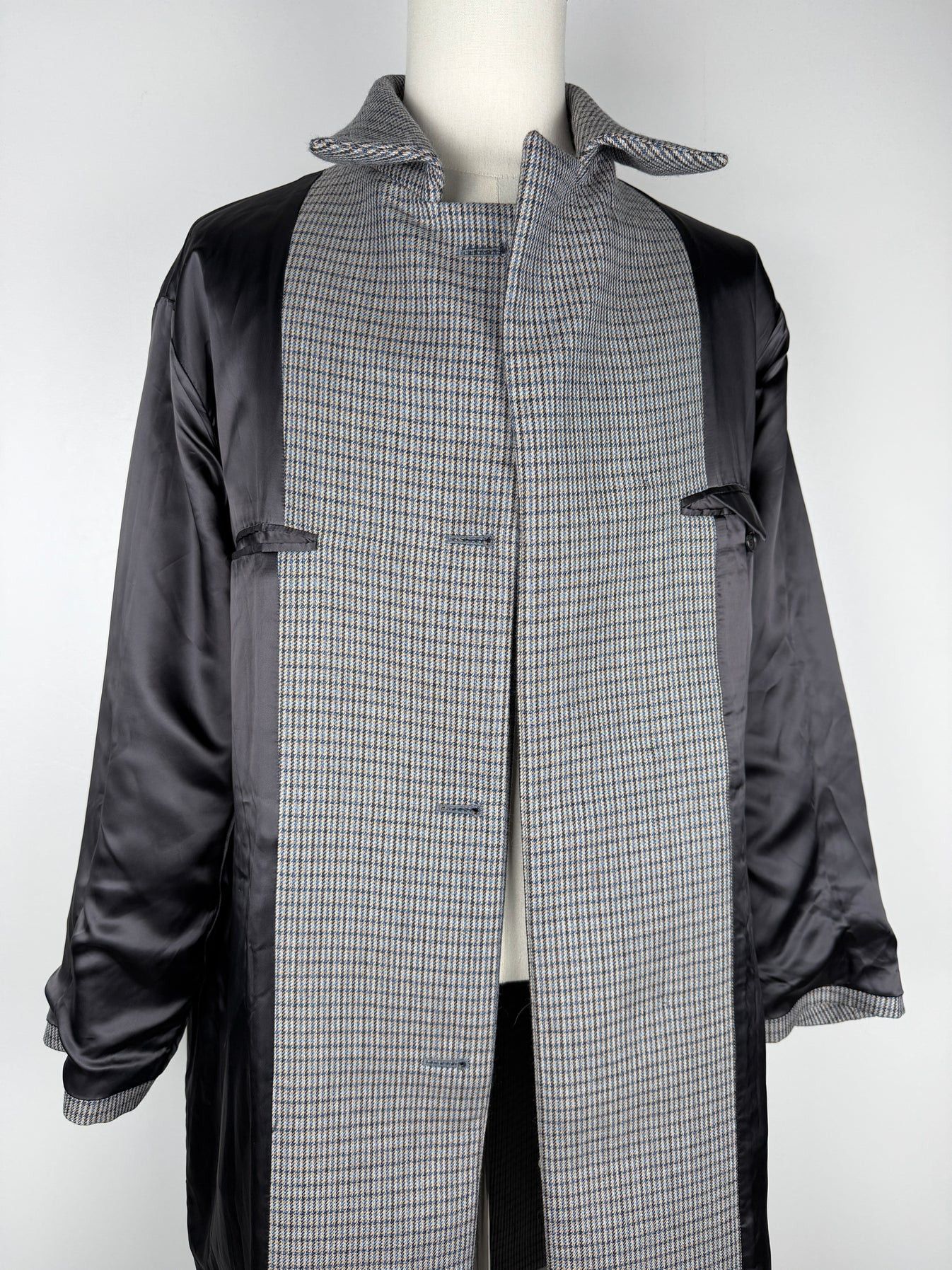 Auralee Double Face Check Soutien Collar Coat Size US XL / EU 56 / 4 - 10 Thumbnail