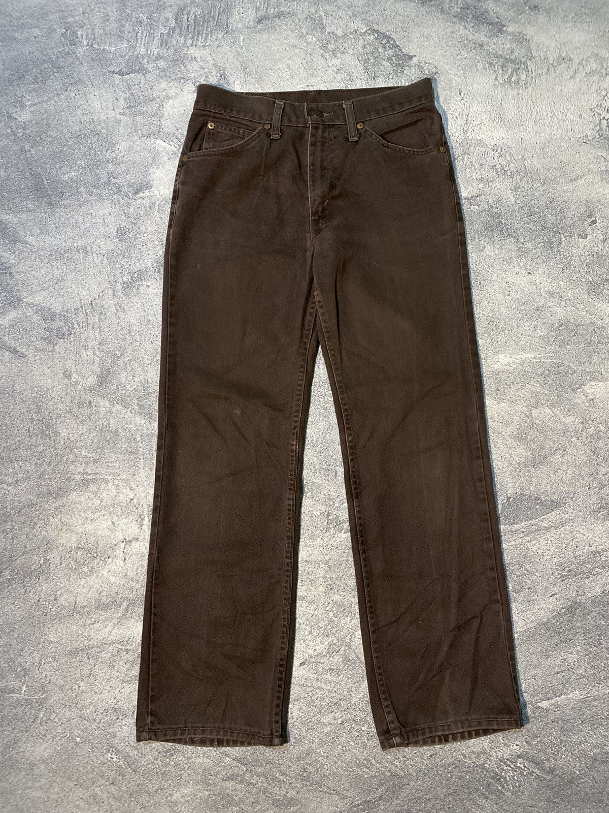 Levi's × Levi's Vintage Clothing × Vintage Vintage jeans levis 535 dark brown Size US 27 - 1 Thumbnail