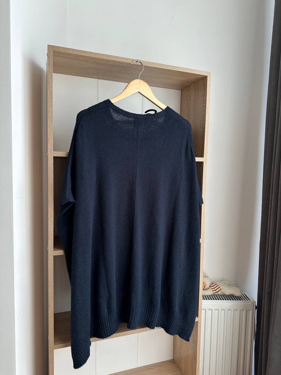 Japanese Brand × Vintage Vintage Hartford Wool Blue Poncho Sweater Size US M / EU 48-50 / 2 - 7 Thumbnail