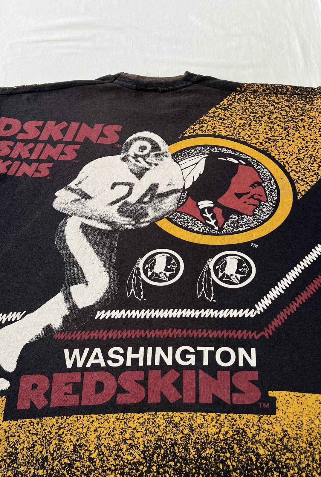 NFL Vintage 1992 Washington Redskins NFL AOP T-shirt Size US XL / EU 56 / 4 - 14 Thumbnail