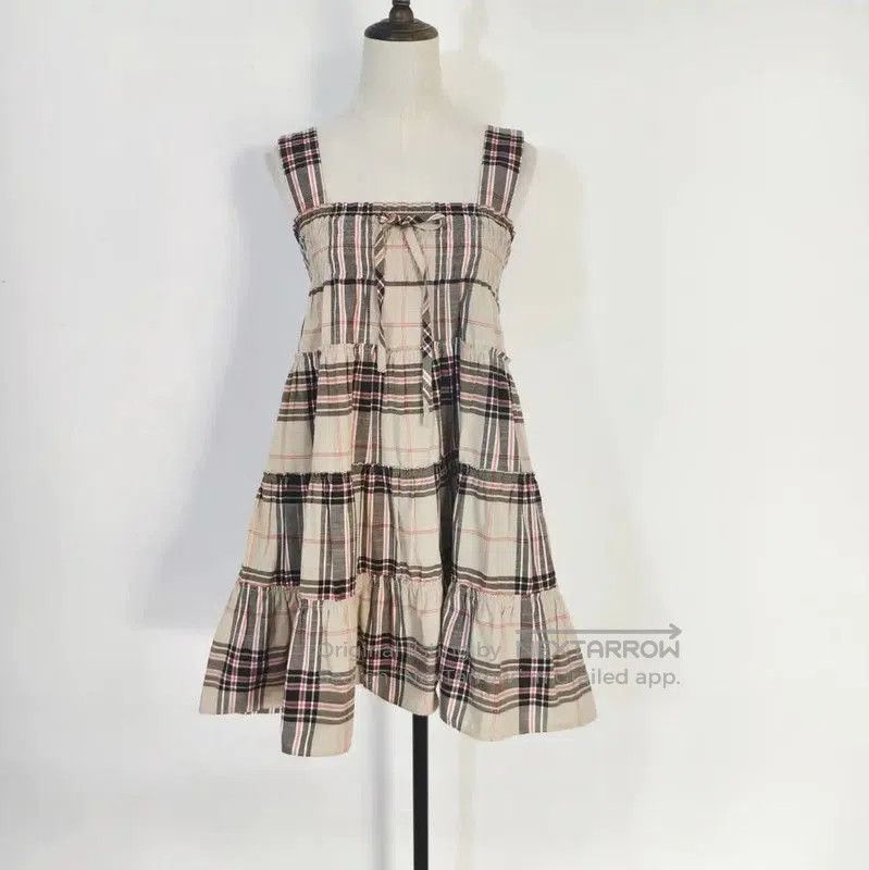 Burberry Burberry Summer Plaid Cotton Blend Dress. Size M / US 6-8 / IT 42-44 - 1 Thumbnail