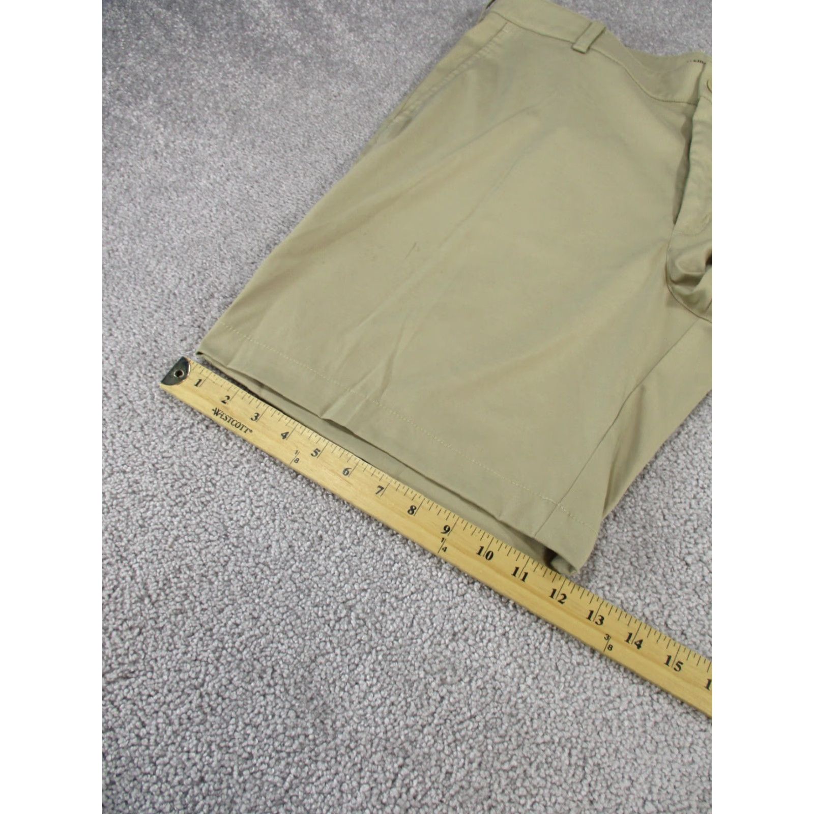 Nike Nike Golf Shorts Mens 36 Dri Fit Tour Performance Beige Khaki Lightweight Chino Shorts Casual Mens 36 Beige Nike Golf Shorts Size US 36 / EU 52 - 7 Thumbnail