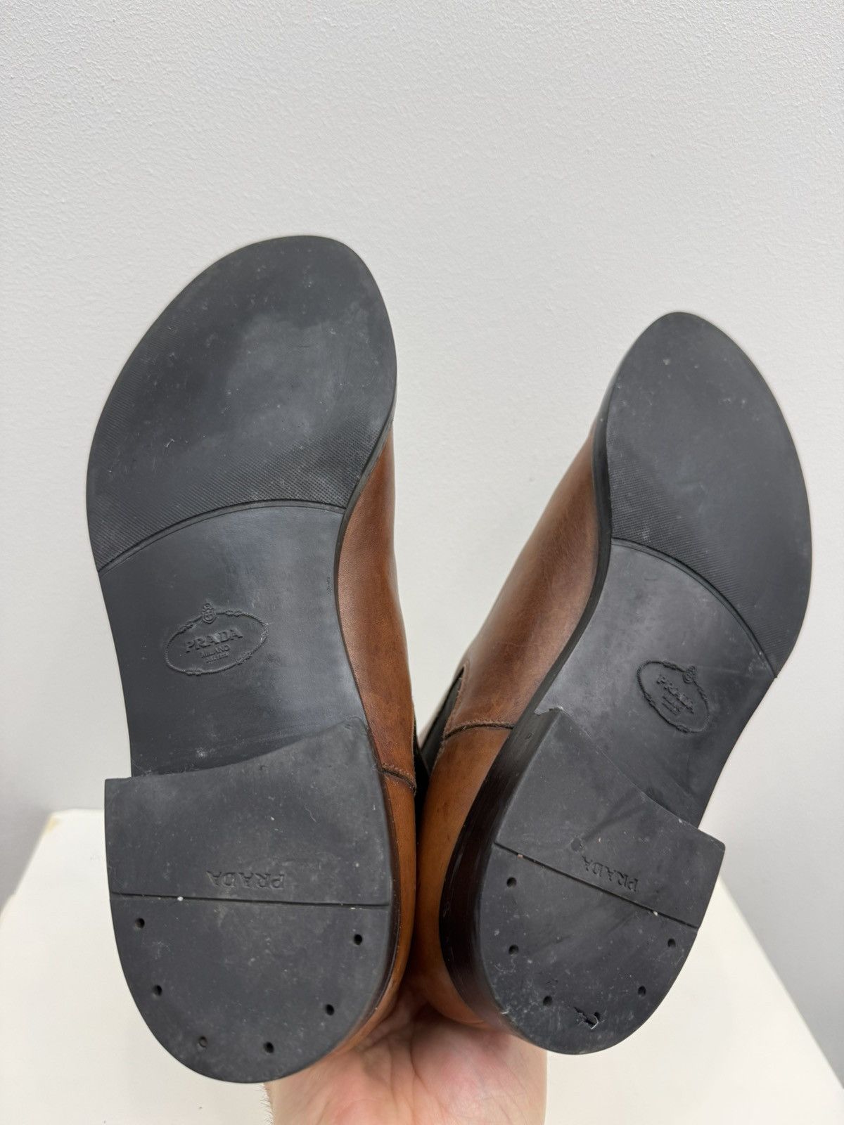 Prada Prada Leather Chelsea Boots Size US 6 / EU 39 - 5 Thumbnail