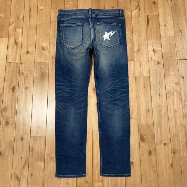 Bape BAPE STA Denim Pants a bathing ape star ★size L Size US 34 / EU 50 - 1 Thumbnail