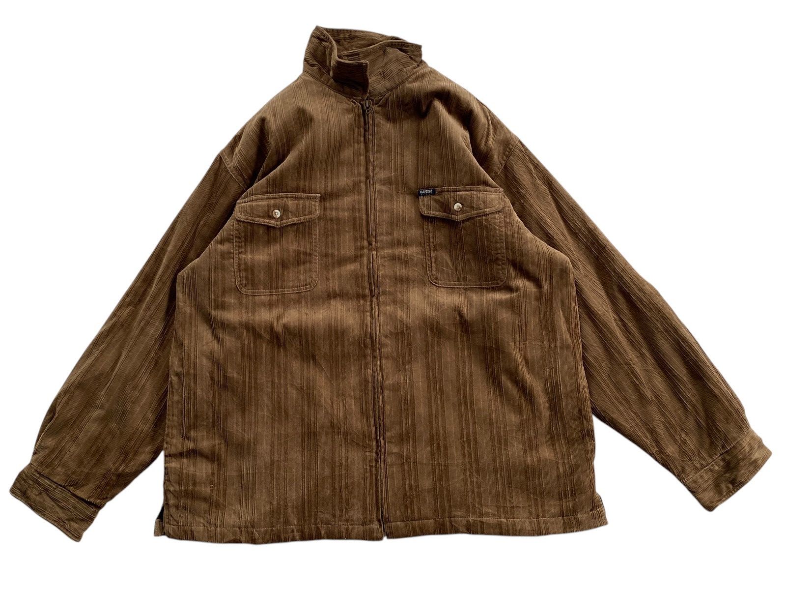 Japanese Brand × Kansai Yamamoto Vtg Kansai Jeans Corduroy Jacket Size US XL / EU 56 / 4 - 1 Thumbnail