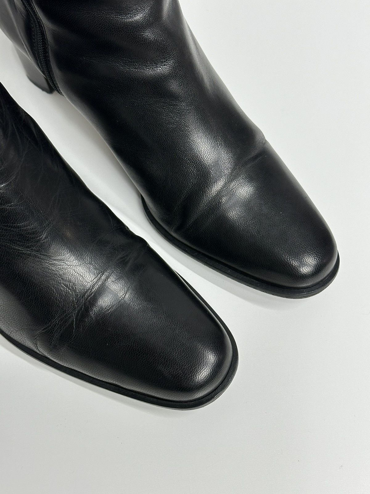Dolce & Gabbana Vintage Shoes Leather High Heels Y2k Boots Ifsixwasnine 90s Size US 7.5 / IT 37.5 - 14 Thumbnail