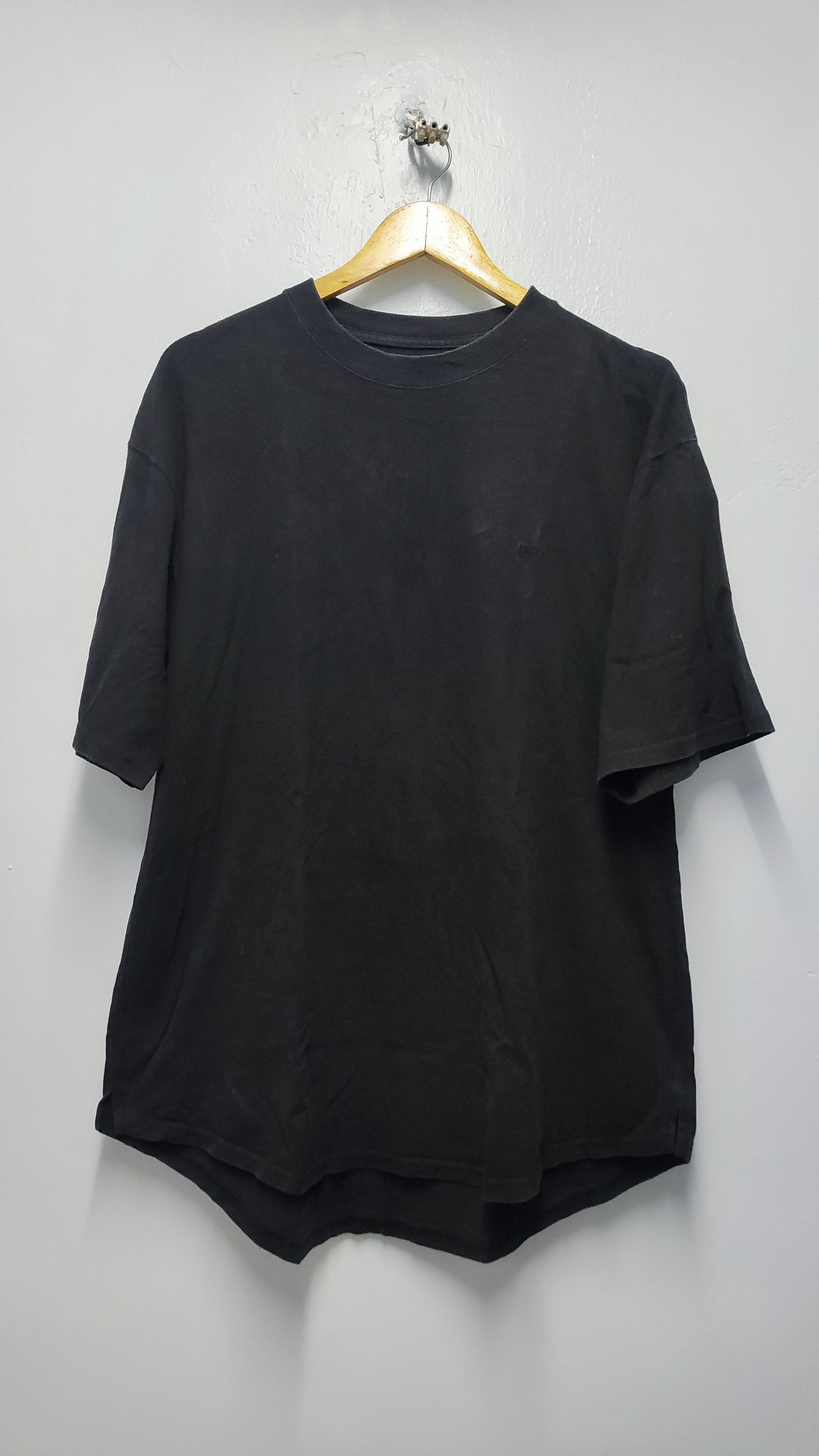 image of Number N Ine Number (N)Ine Plain Over Size T Shirt in Black, Men's