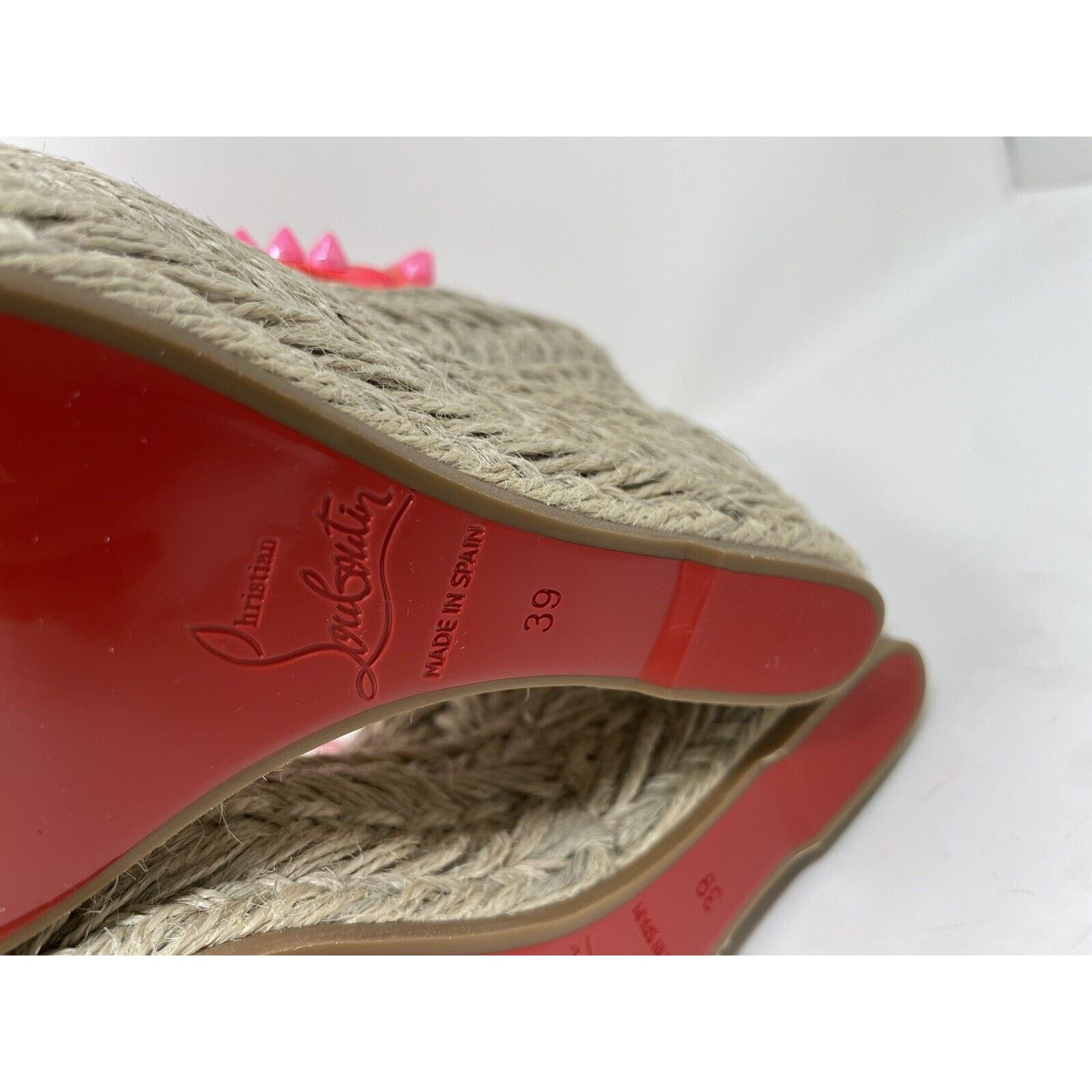 Christian Louboutin Christian Louboutin Mafaldina Zeppa 120 Pink NIB 39 Size US 9 / IT 39 - 10 Thumbnail