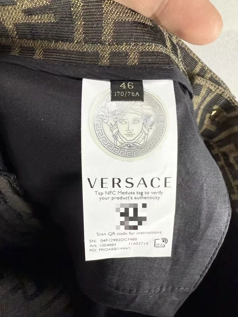 Versace Versace Brown full-printed cargo trousers Size US 30 / EU 46 - 4 Thumbnail