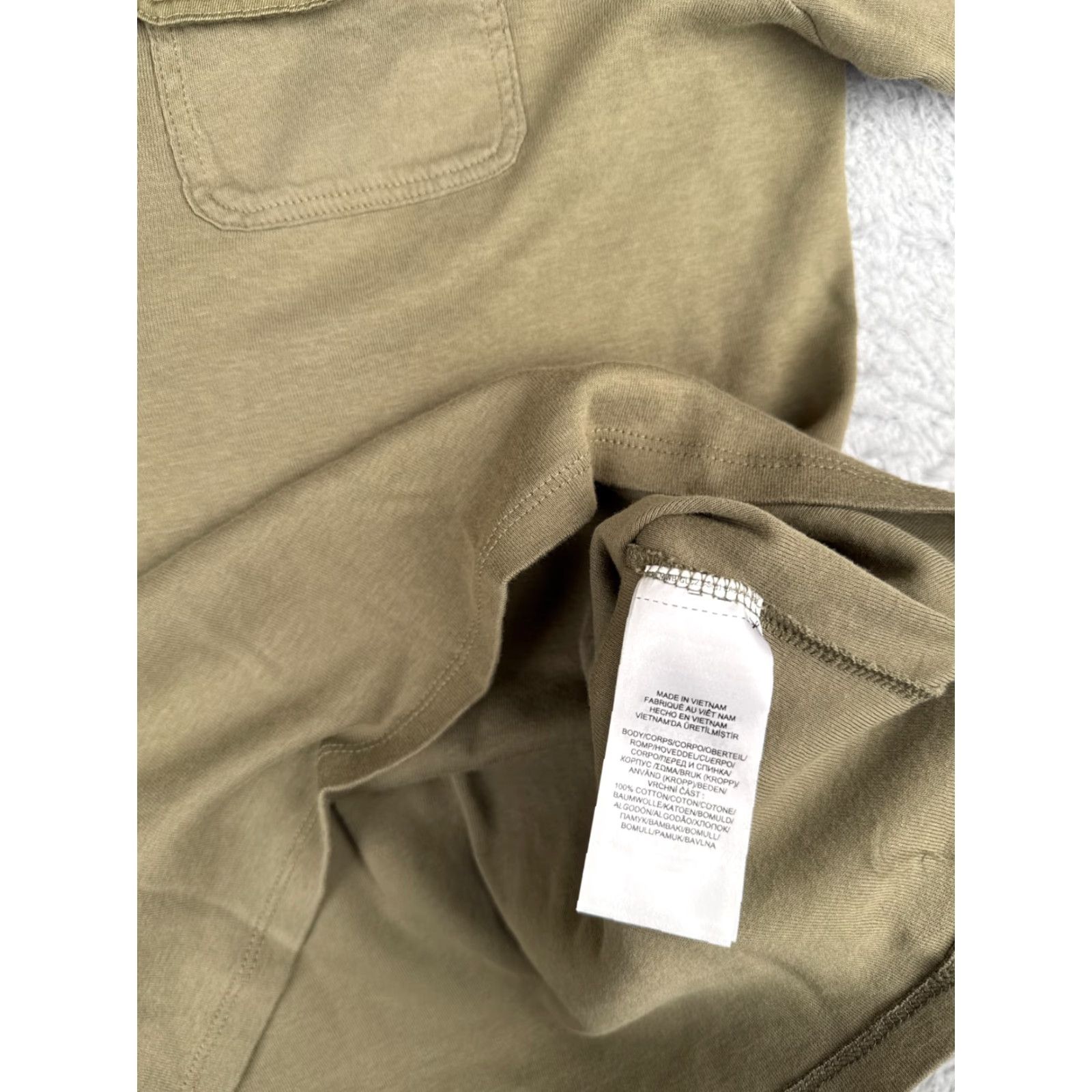 Ralph Lauren Lauren Ralph Lauren Shirt Women XL Green V-Neck 100% Cotton Pocket Size XL / US 12-14 / IT 48-50 - 7 Thumbnail