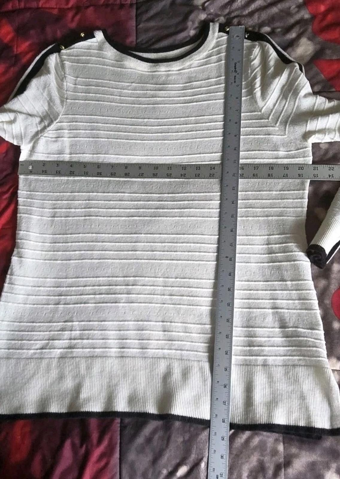 Other Liz Claiborne Womens Sweater Blouse Top Size Large L Cream Size L / US 10 / IT 46 - 11 Thumbnail