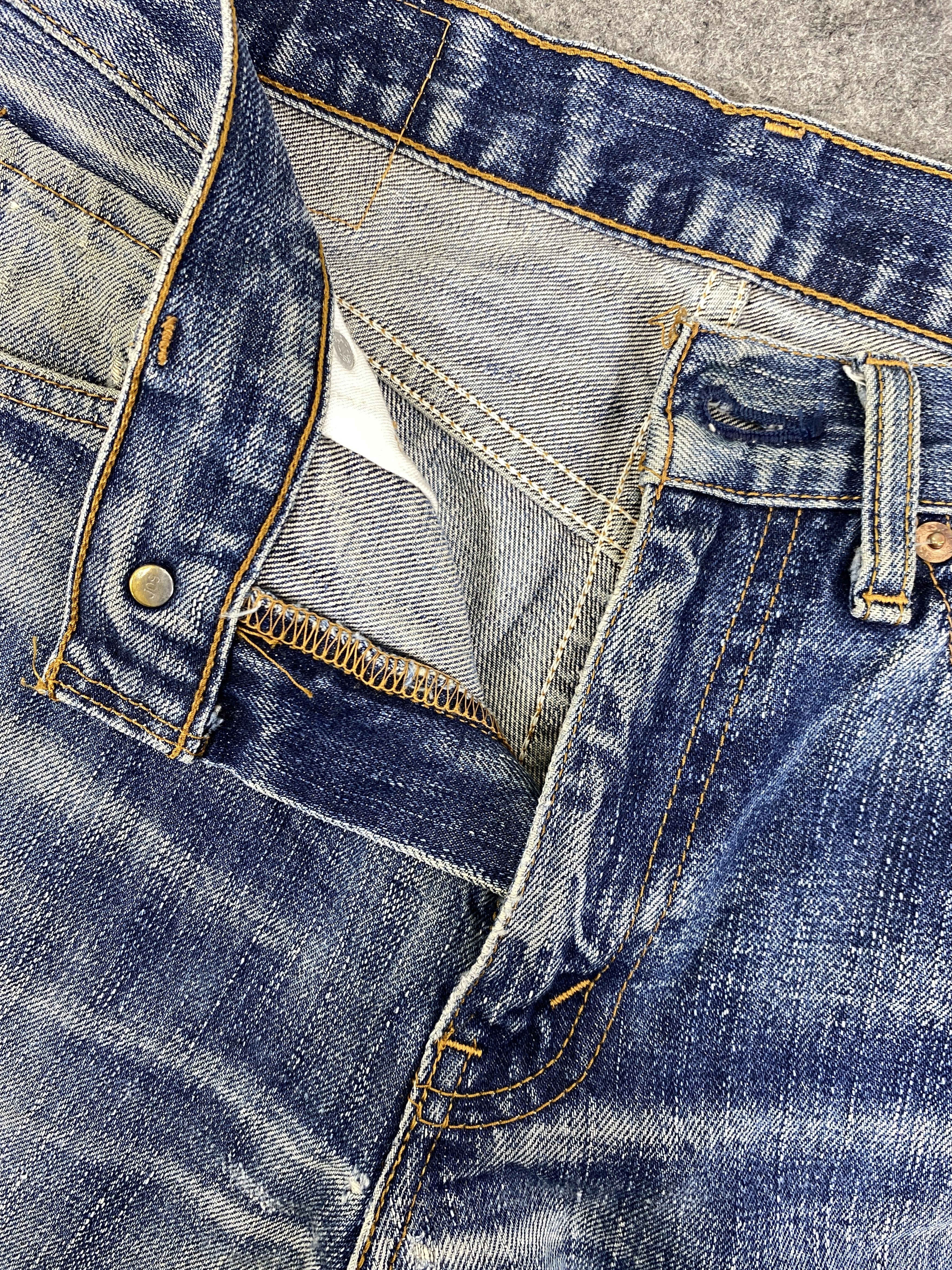 Levi's Faded Blue Vintage Levis 517 Flare Jeans 30x30 - JN3217 Size US 30 / EU 46 - 7 Thumbnail