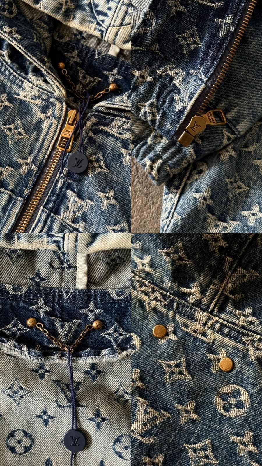 Louis Vuitton Louis Vuitton - Nigo / Virgil Abloh - SS22 - Denim Jacket Size US XL / EU 56 / 4 - 20 Thumbnail