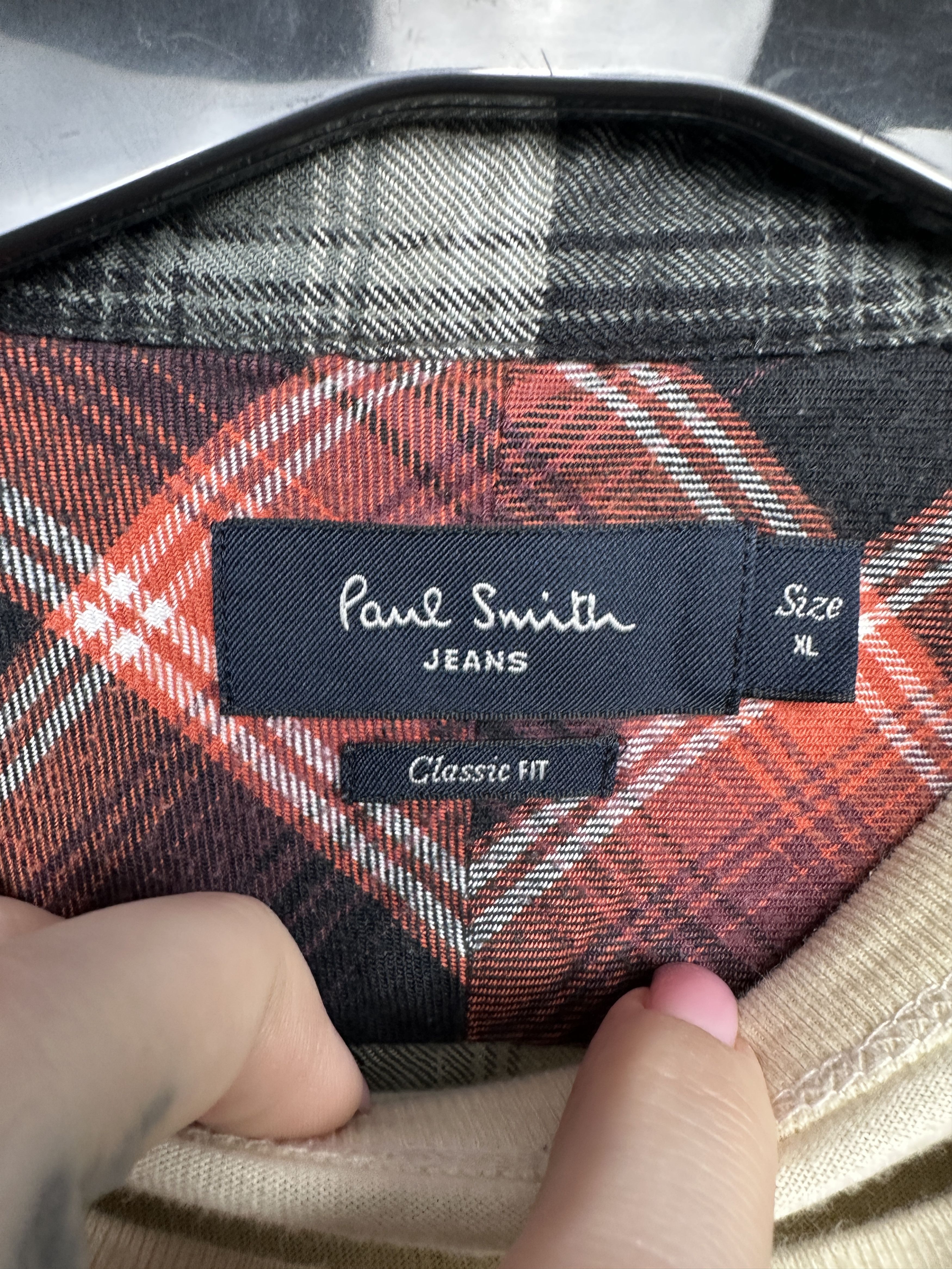Paul Smith Paul Smith Mens Flannel Long Sleeve Plaid Shirt Size US XL / EU 56 / 4 - 4 Thumbnail