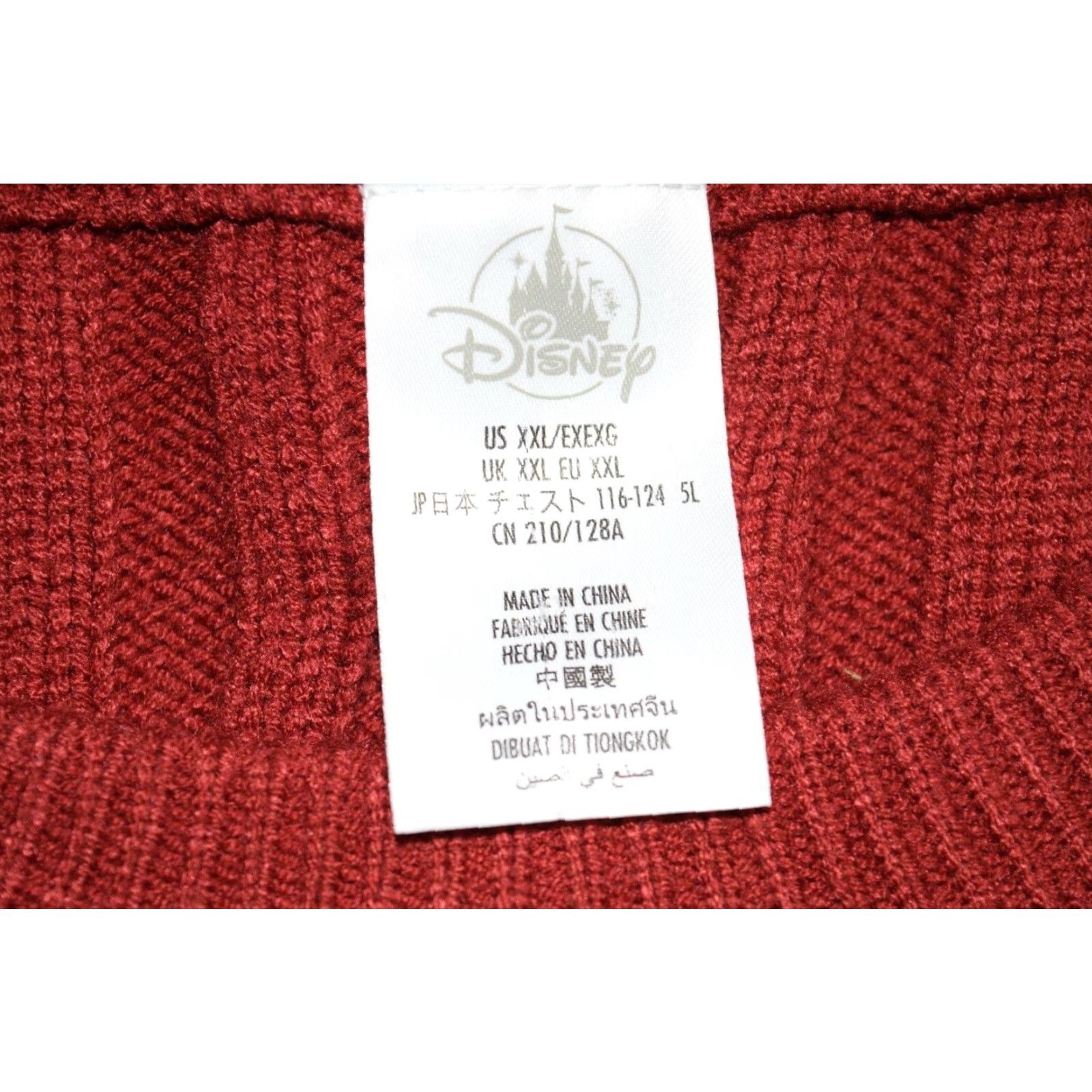 Disney VINTAGE Disney Mickey Mouse Cable Knit Sweater Men 2XL Red Embroidered Pullover Christmas Crew Neck Sweatshirt Mens Size US XXL / EU 58 / 5 - 5 Thumbnail