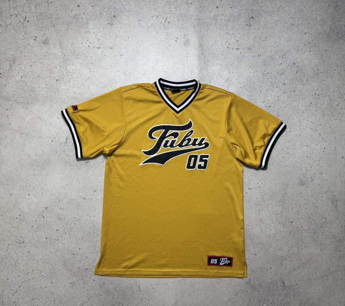 Fubu Fubu 05 Jersey Shirt Big Logo Yellow Size L Size US L / EU 52-54 / 3 - 1 Thumbnail